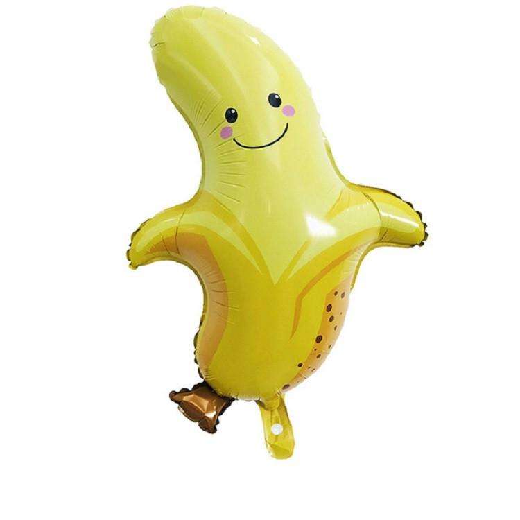 2 PCS Cartoon Vegetables and Fruits Aluminum Film Balloon Children Party Decoration Supplies Infl...