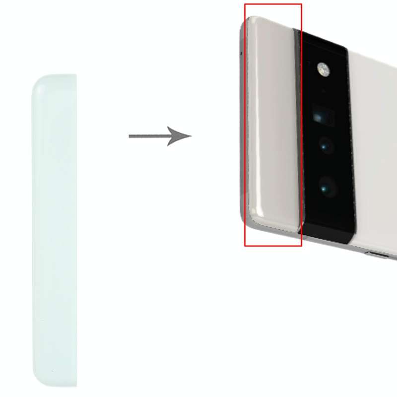 Front Upper Top Back Cover for Google Pixel 6a (Green)