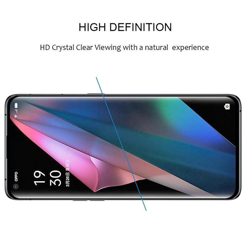 For OPPO Find X3 Pro 25 PCS 3D Curved Edge Full Screen Tempered Glass Film(Black)