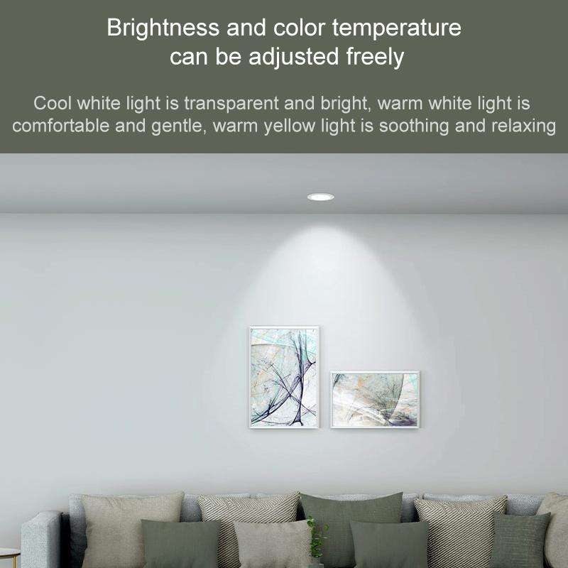 Original Xiaomi Mijia 220V 4W Adjustable Brightness LED Downlight, 2700- 6500K, Bluetooth MESH Ve...