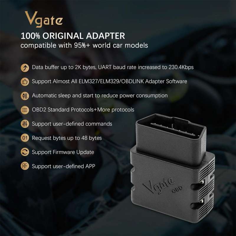 VLINKER MC+ V2.2 Bluetooth 4.0 Car OBD Fault Diagnosis Detector