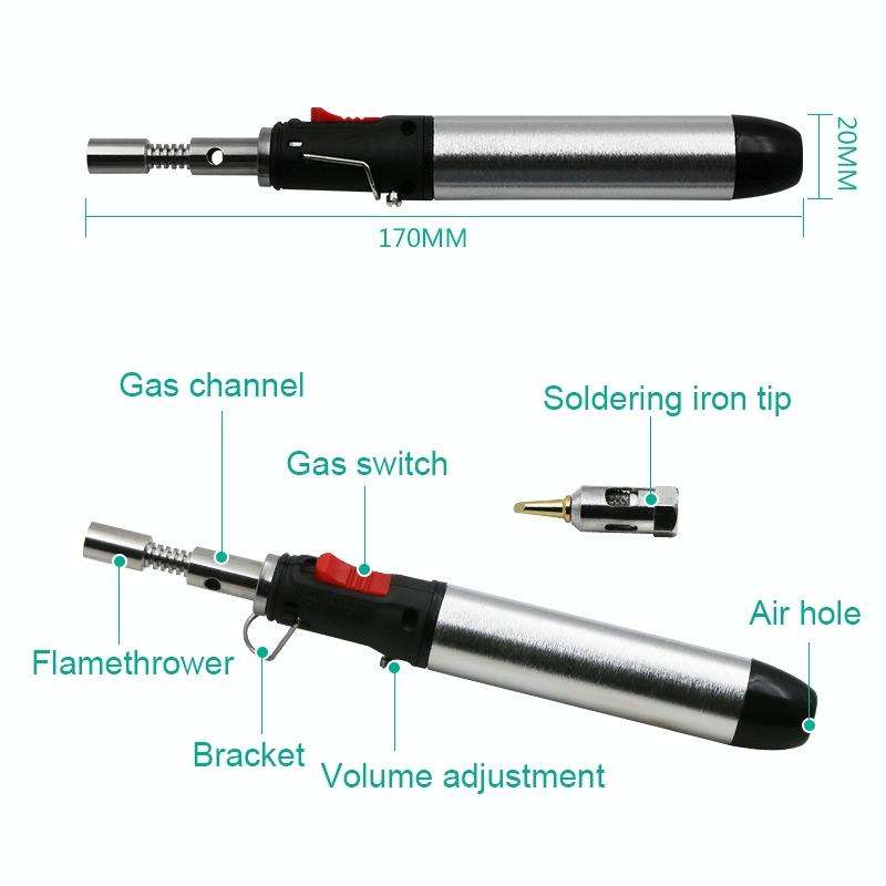 3 in 1 Gas Soldering Iron Gas Torch Pen-Shaped Gas Soldering Iron(A10-01)
