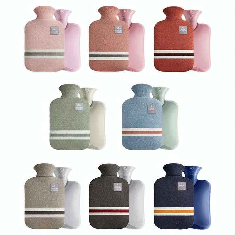 Large Explosion-proof Water-injected PVC Warm Water Bag, Spec: 1000ml (Light Grey)