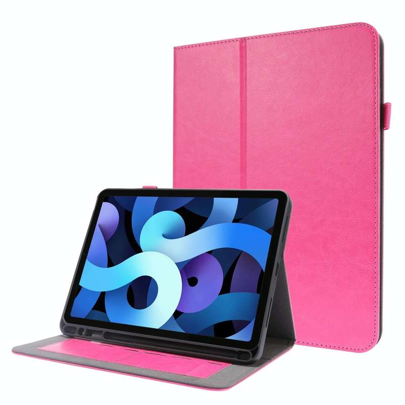 For iPad Pro 12.9 inch (2020) Crazy Horse Texture Horizontal Flip Leather Tablet Case with 2-fold...