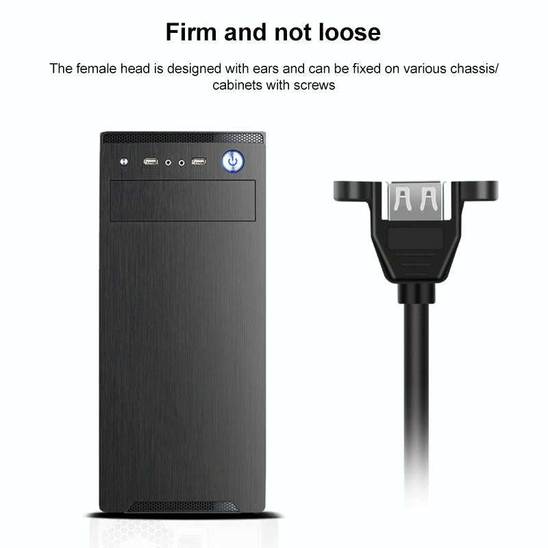 USB 2.0 Type-B Male to USB 2.0 Female Printer / Scanner Adapter Cable for HP, Dell, Epson, Length...