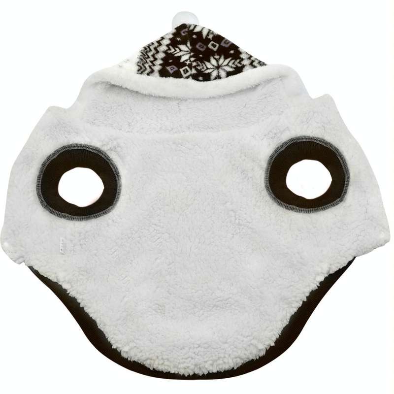 Pet Dog Christmas Costume Pet Snow Warm Coat, Size:L(Black)
