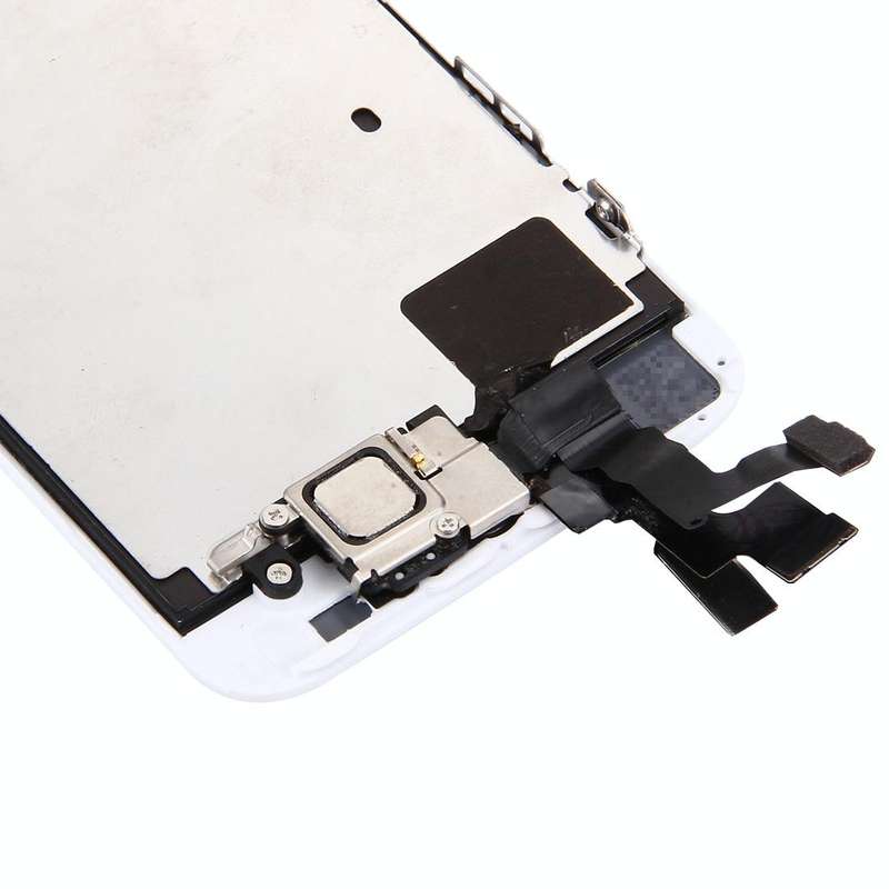 10 PCS TFT LCD Screen for iPhone 5S  Digitizer Full Assembly with Front Camera (White)