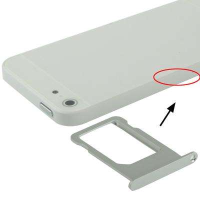 Original Sim Card Tray Holder for iPhone 5(Silver)