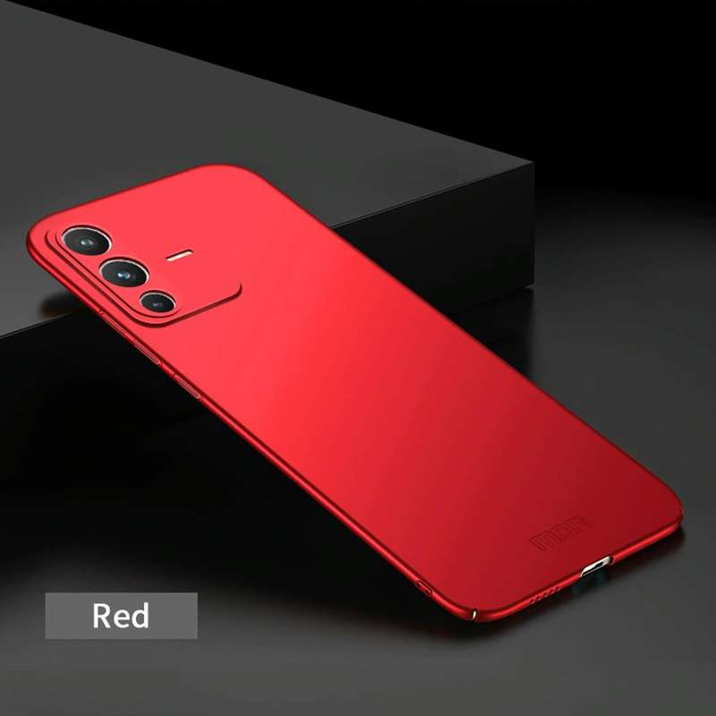 For vivo V23 5G / S12 MOFI Frosted PC Ultra-thin Hard Case(Red)