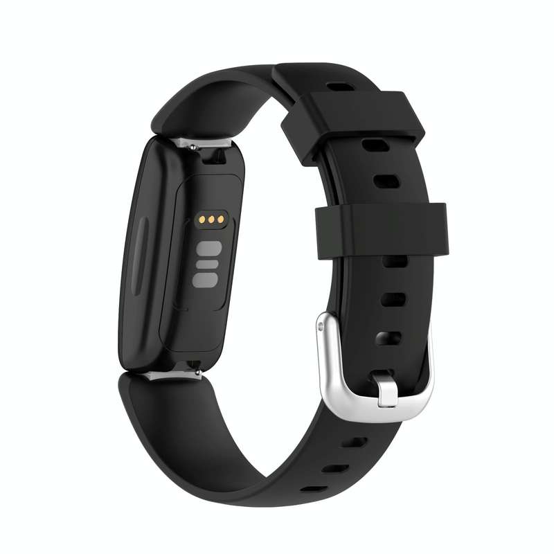For Fitbit Inspire 2 TPE Watch Band, Size:S(Black)