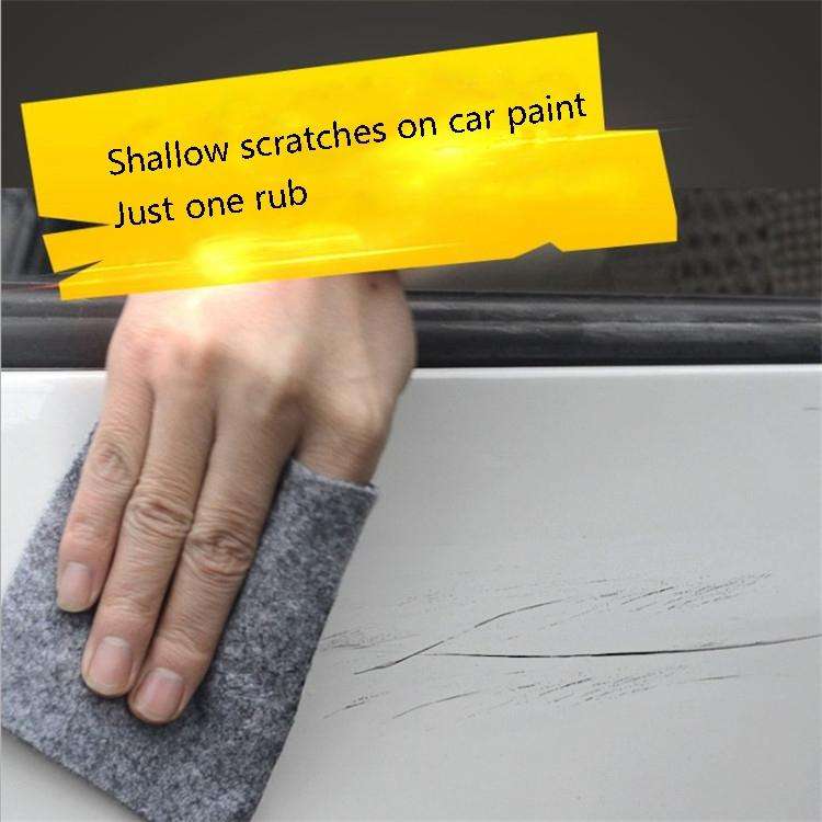 10 PCS Car Scratch Repair Nano Cloth Repair Spray Paint Cloth Remover Scratch Wax(Black)