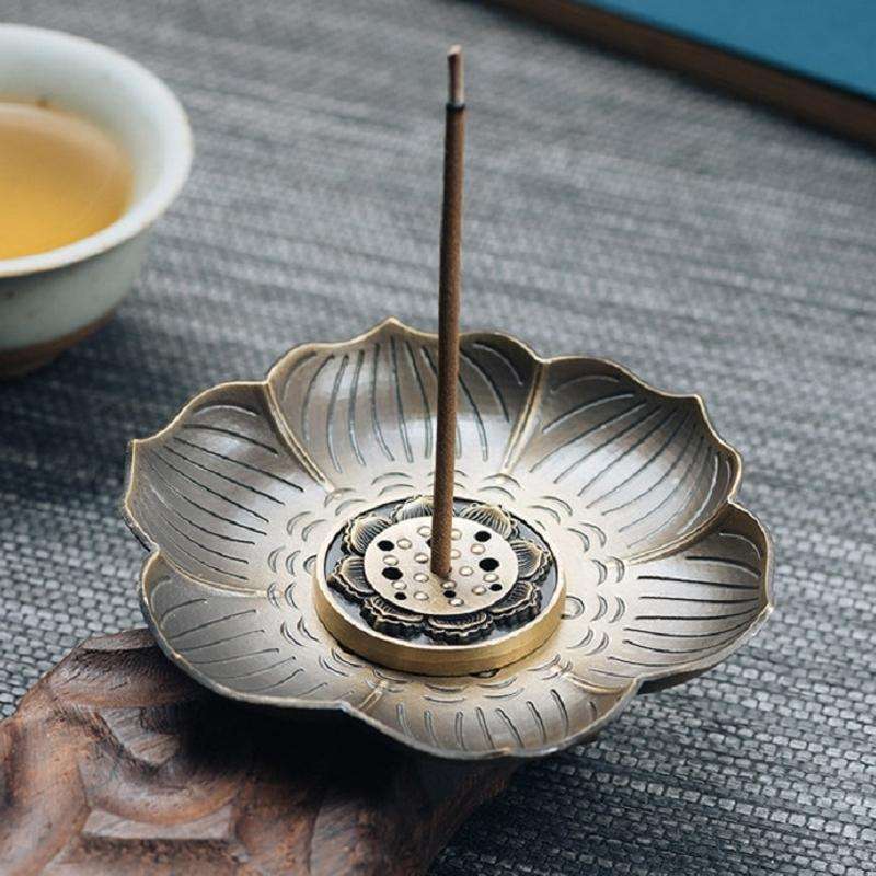 Plum Blossom Carved Incense Plate Incense Stick Suitable for Vertical Incense Burner Incense Hold...