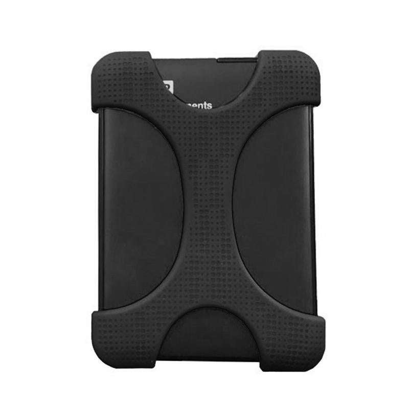 X Type 2.5 inch Hard Drive Disk Silicone Case for WD / SEAGATE / Toshiba, without Hole (Black)