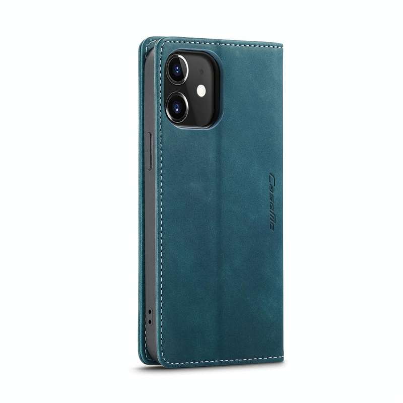 For iPhone 12 / 12 Pro CaseMe-013 Multifunctional Retro Frosted Horizontal Flip Leather Case with...