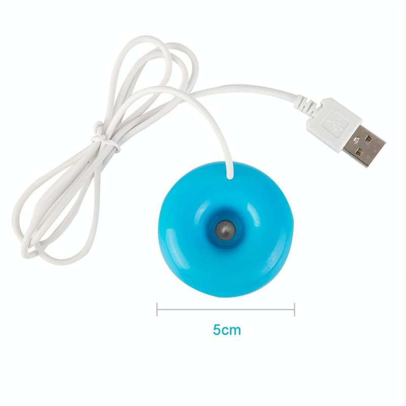 Donut Shape Mini USB Air Humidifier Aroma Diffuser Purifier(White)