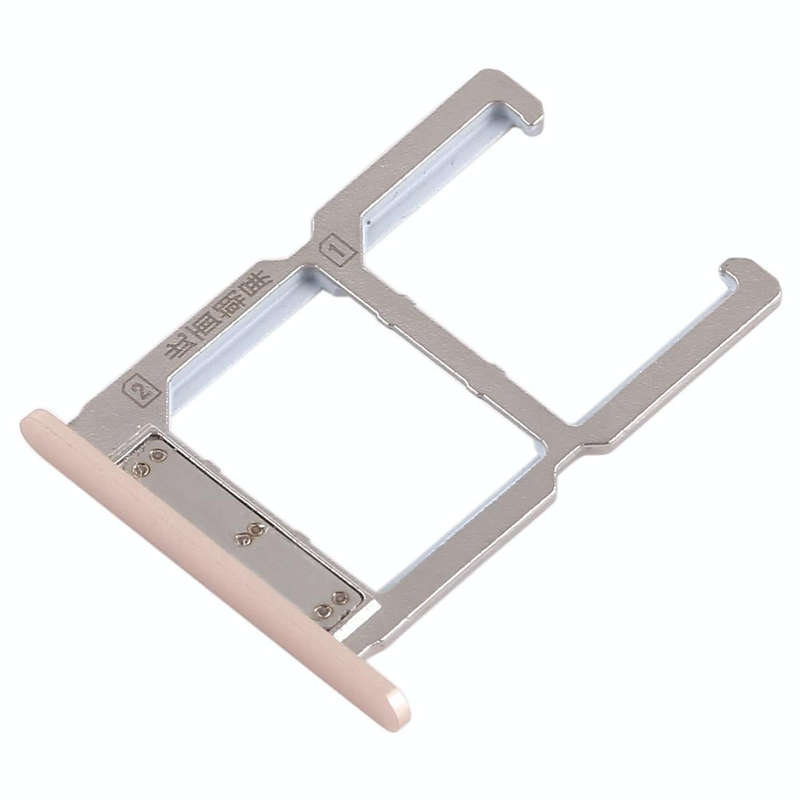 For Vivo X6S 2 x SIM Card Tray (Gold)