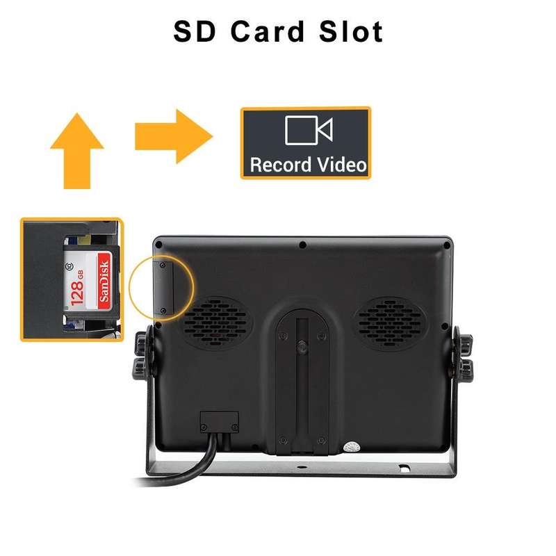 Bus 7 inch IPS Two-split Desktop Monitor