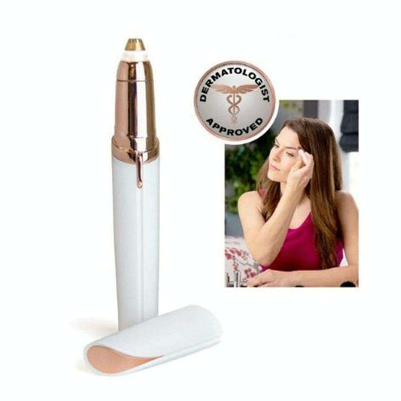 Multifunction Lipstick Eyebrow Trimmer Face Brows Hair Remover Electric Shaver Painless Eye Brow ...