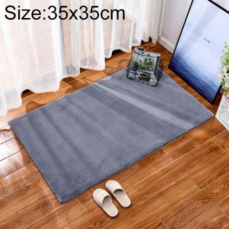 Rug Artificial Rabbit Hair Carpet Non-slip Floor Mats for Living Room Bedroom Balcony Home Decora...