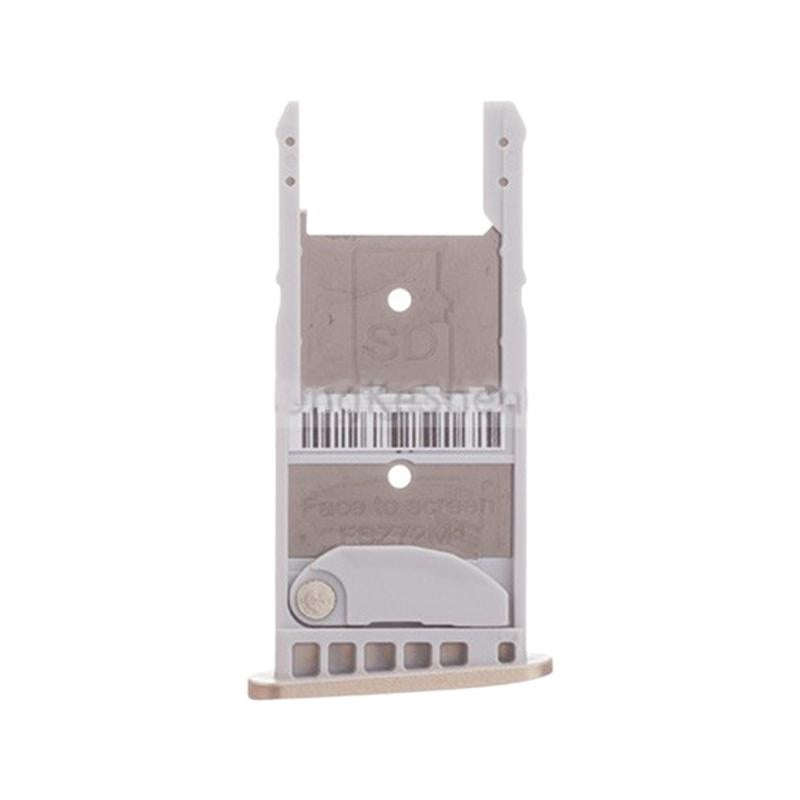SIM Card Tray + Micro SD Card Tray for Motorola Moto G5 Plus (Gold)