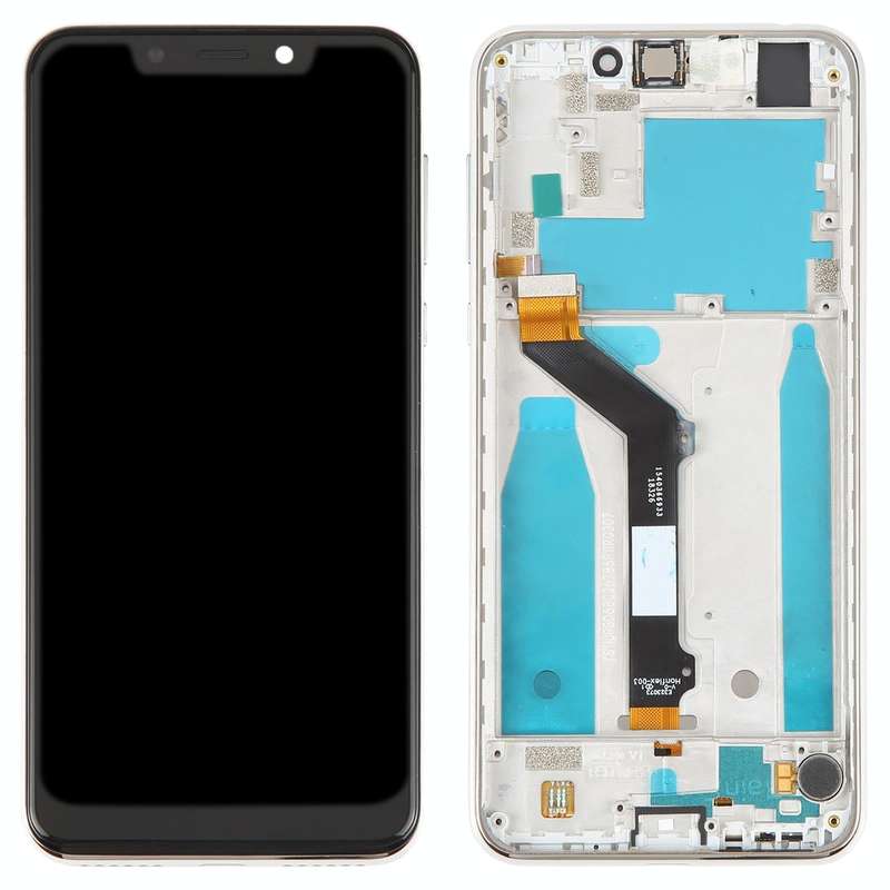 Original LCD Screen For Motorola Moto One / P30 Play Digitizer Full Assembly With Frame(Silver)