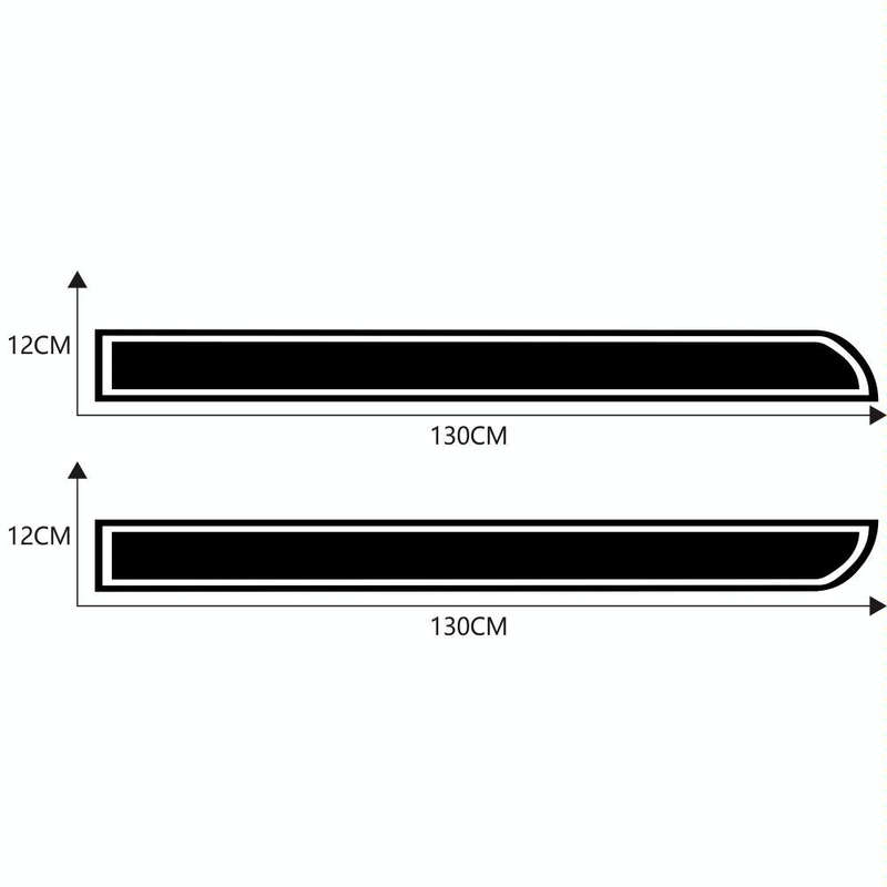 D-623 Car Modified Hood Decorative Sticker(Black)