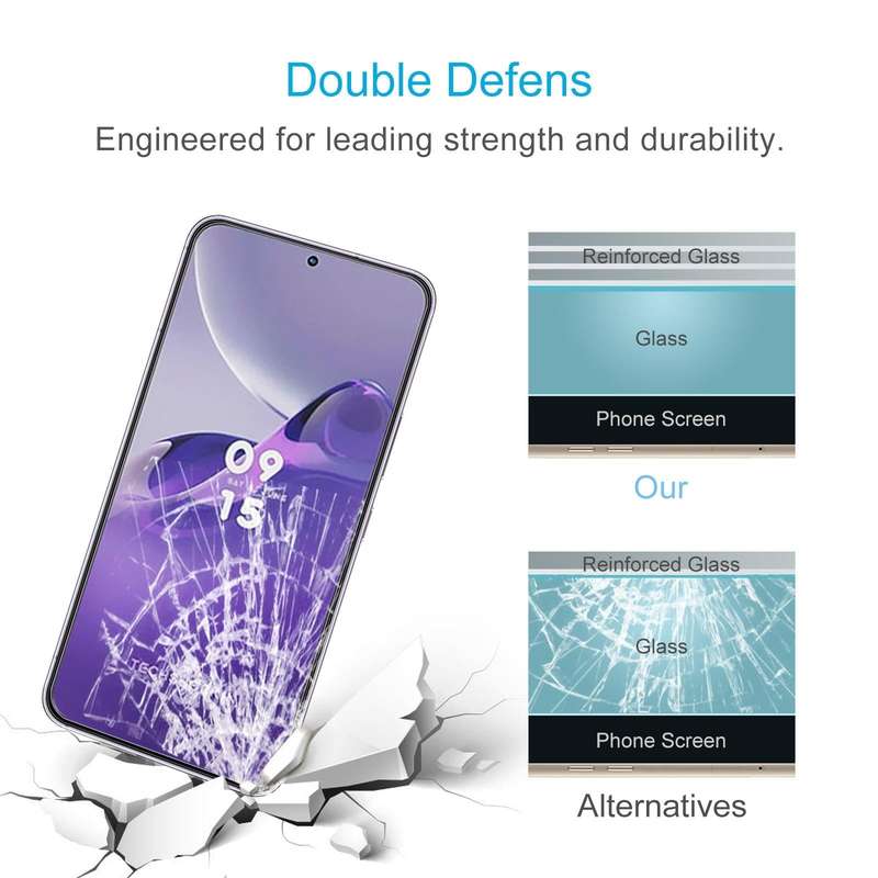 For Samsung Galaxy A24 5G 50pcs 0.26mm 9H 2.5D Tempered Glass Film