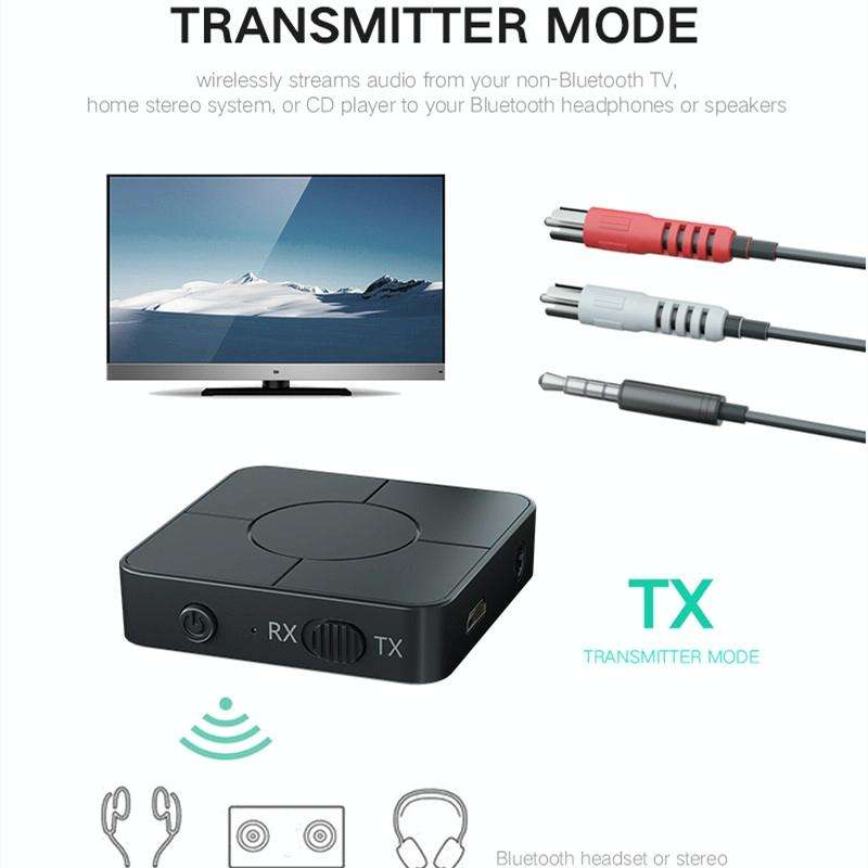 KN326 Bluetooth Audio Receiver Transmitter 5.0 Two-in-one Bluetooth Adapter for Hands-free Calls