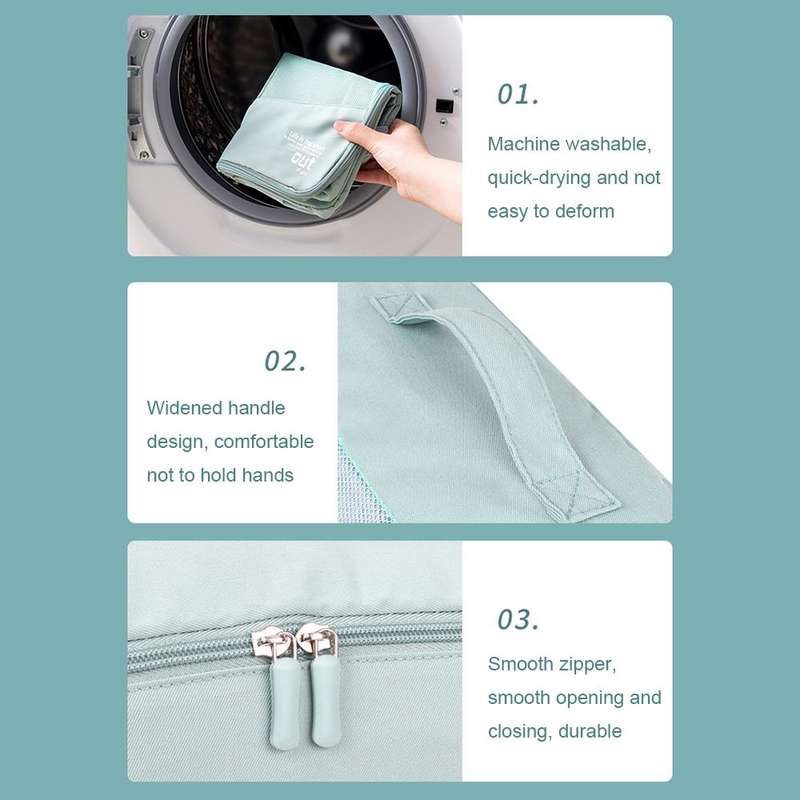 RH2203 6 In 1 Travel Portable Storage Bag Set Without Suitcase(Yellow)