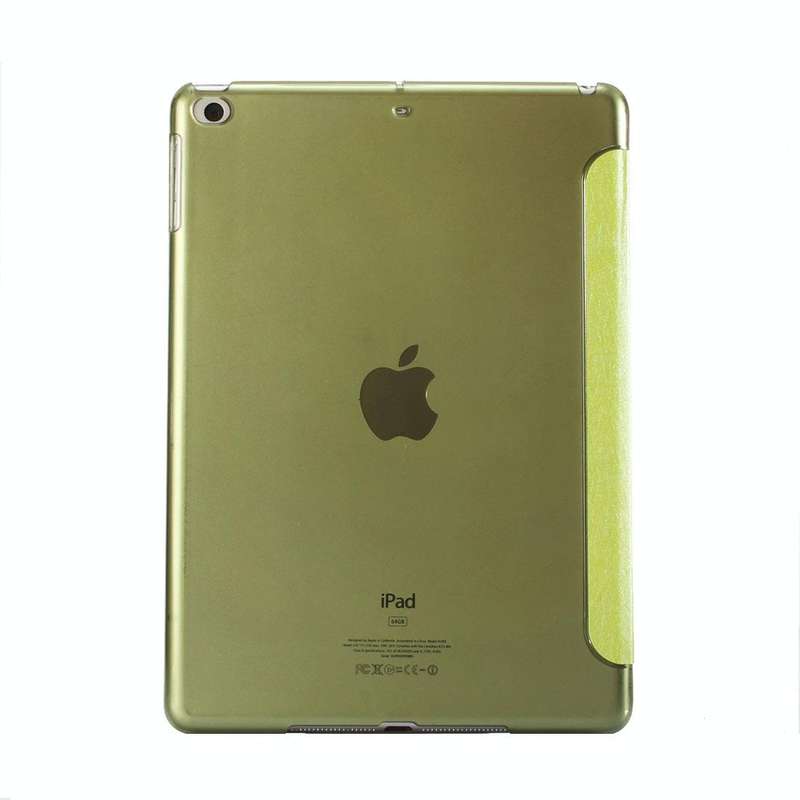 For iPad 9.7 (2018) & iPad 9.7 (2017) & iPad Air Silk Texture Horizontal Deformation Flip Leather...