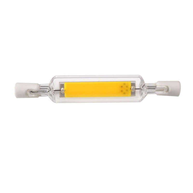R7S 5W COB LED Lamp Bulb Glass Tube for Replace Halogen Light Spot Light,Lamp Length: 78mm, AC:22...