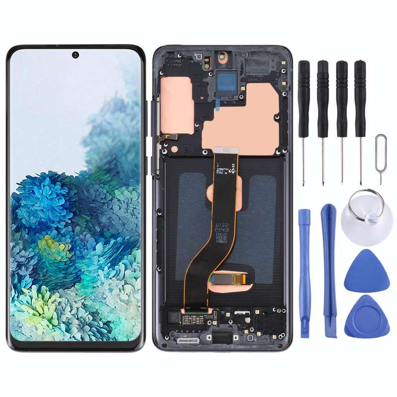 Original Super AMOLED LCD Screen for Samsung Galaxy S20+ 5G SM-G986B/G985 Digitizer Full Assembly...