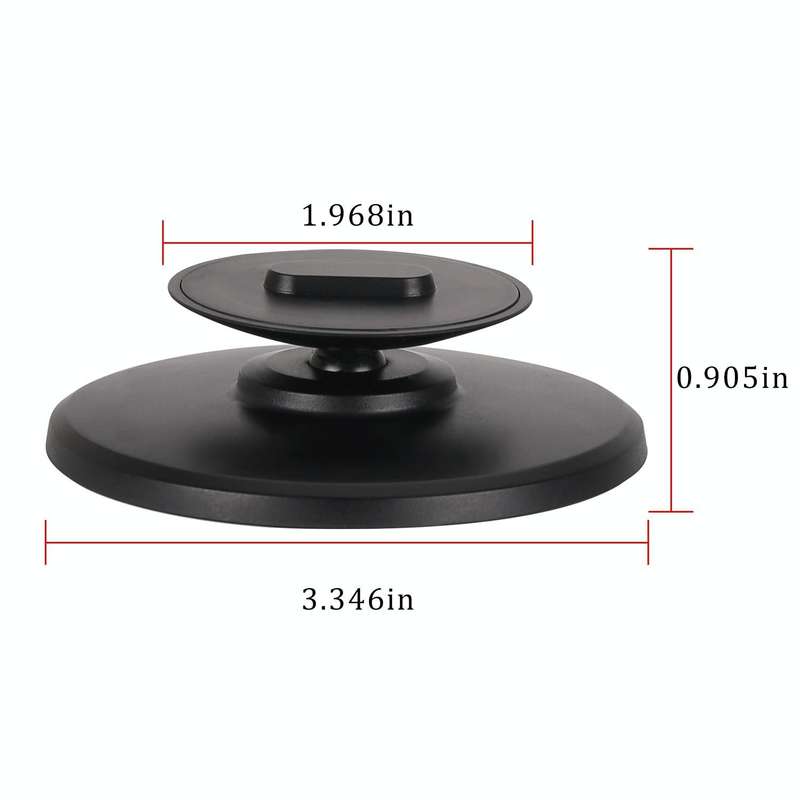 A311 For Amazon Echo Spot Angle Adjustable Bluetooth Speaker Magnets Bracket(Black)