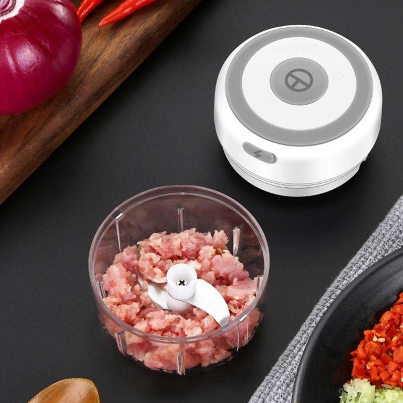 ZM-14 Household Mini Wireless Electric Garlic Masher, Colour: High Cup White 250ml