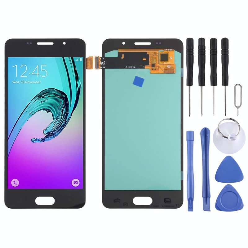 OLED LCD Screen for Samsung Galaxy A5 (2016) SM-A510 With Digitizer Full Assembly (Black)