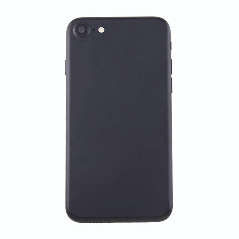 Battery Back Cover Assembly with Card Tray for iPhone 7 (Black)