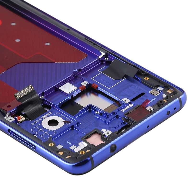 Original OLED LCD Screen for Huawei Mate 20 Digitizer Full Assembly with Frame(Blue)