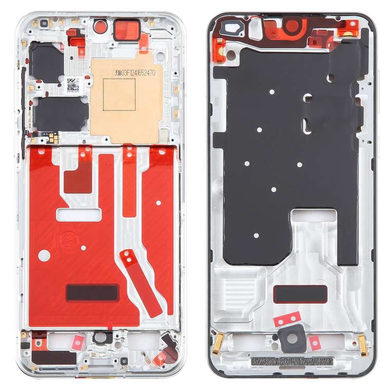 For Huawei P50 Front Housing LCD Frame Bezel Plate(Silver)