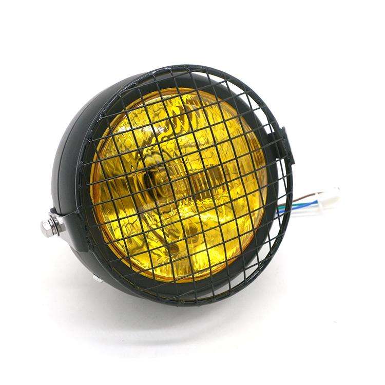 Motorcycle Reticular Retro Lamp LED Headlight Modification Accessories for Halley / Honda CG125 /...