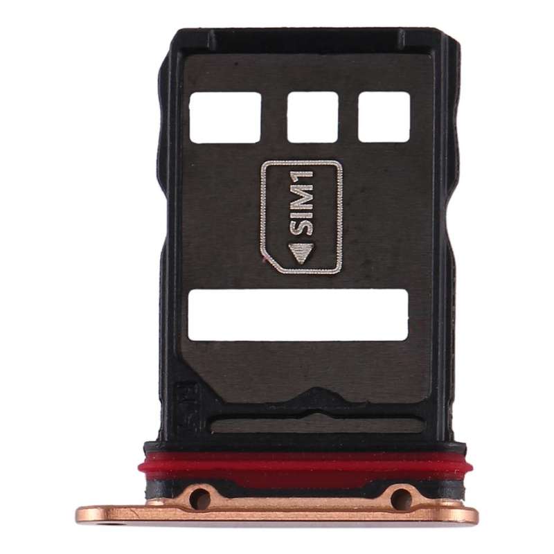 Original SIM Card Tray + NM Card Tray for Huawei Mate 30 Pro (Gold)