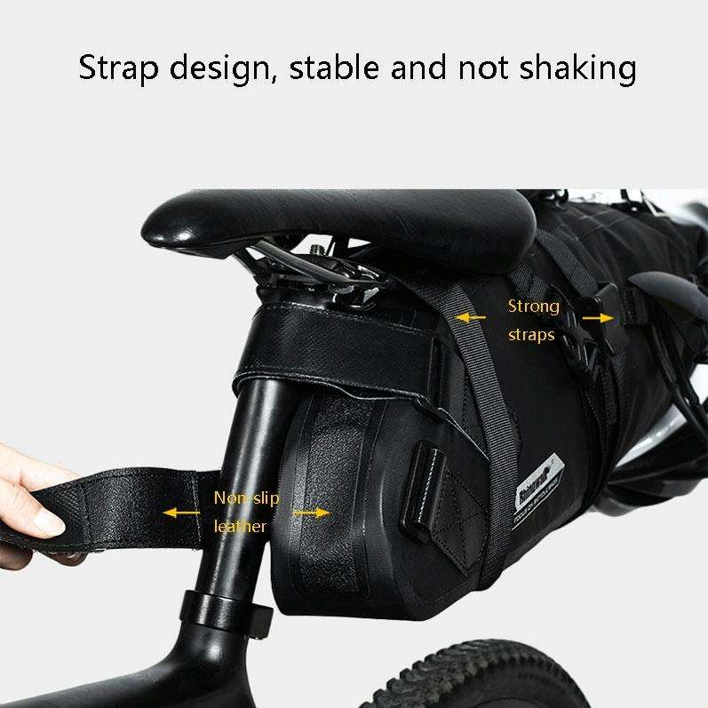 Rhinowalk RK19511 Full Waterproof Bicycle Saddle Tail Bag Big Capacity Road Bike Bag, Colour: RK1...