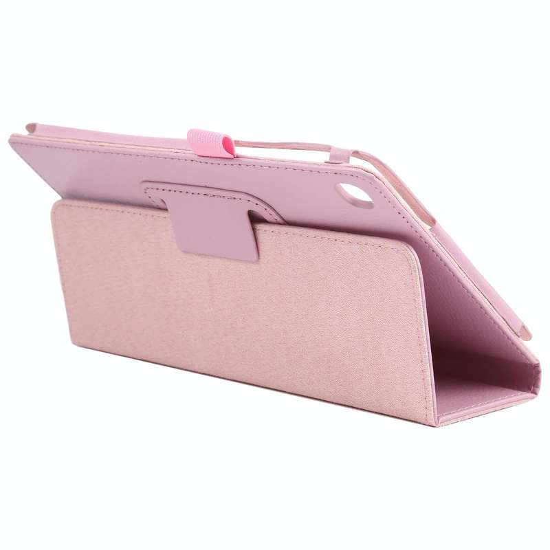 For Samsung Galaxy Tab A7 Lite T220 / T225 Litchi Texture Solid Color Horizontal Flip Leather Cas...