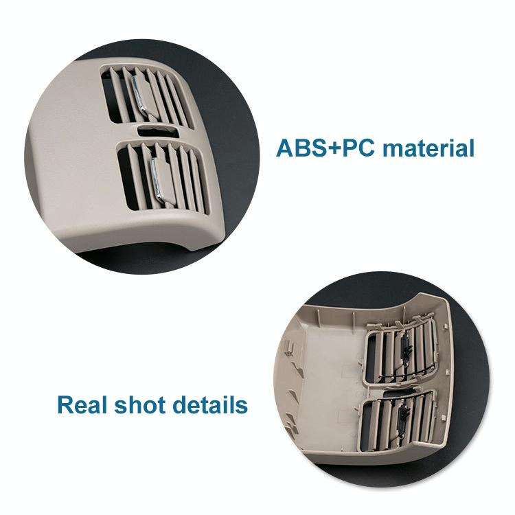 Car Rear Air Conditioner Air Outlet Panel for Mercedes-Benz W204 2007-2014, Left Driving (Grey)