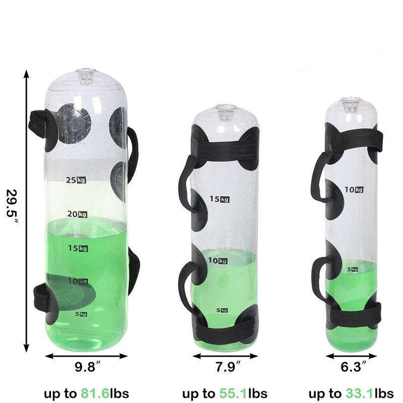 Weight-Bearing Fitness Water Bag Adjustable Water Power Bag Portable Water Injection Weightliftin...