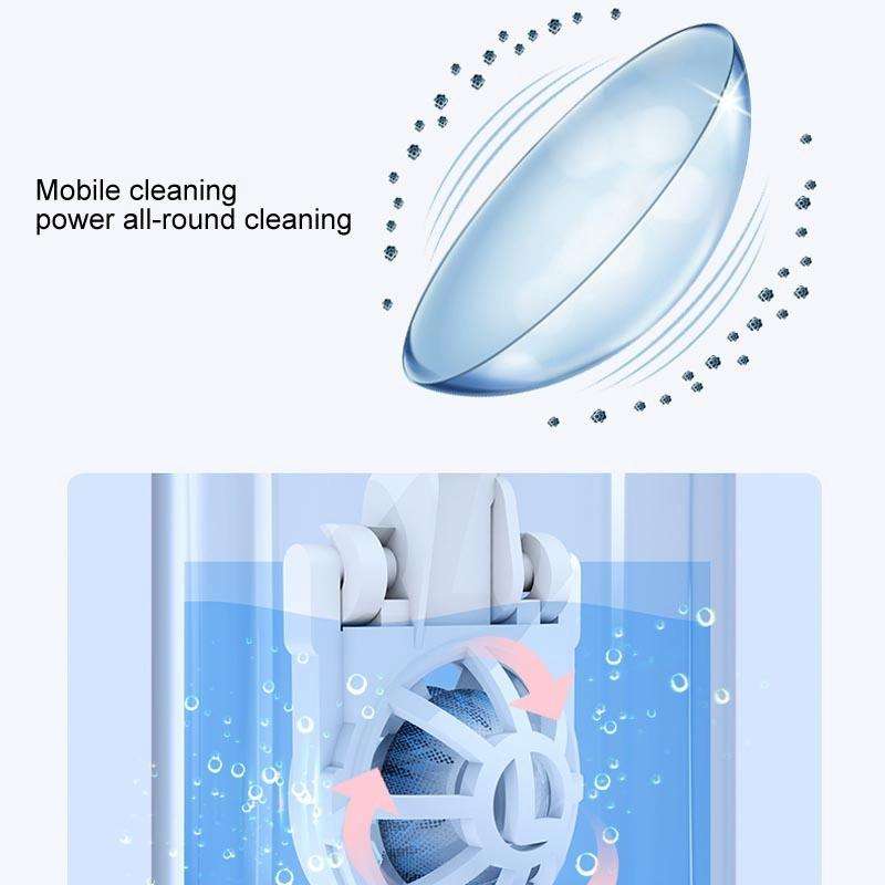 Eyekan HL-988 Ultrasonic Automatic Cleaner Beauty Lens Electric Cleaning Instrument(White)