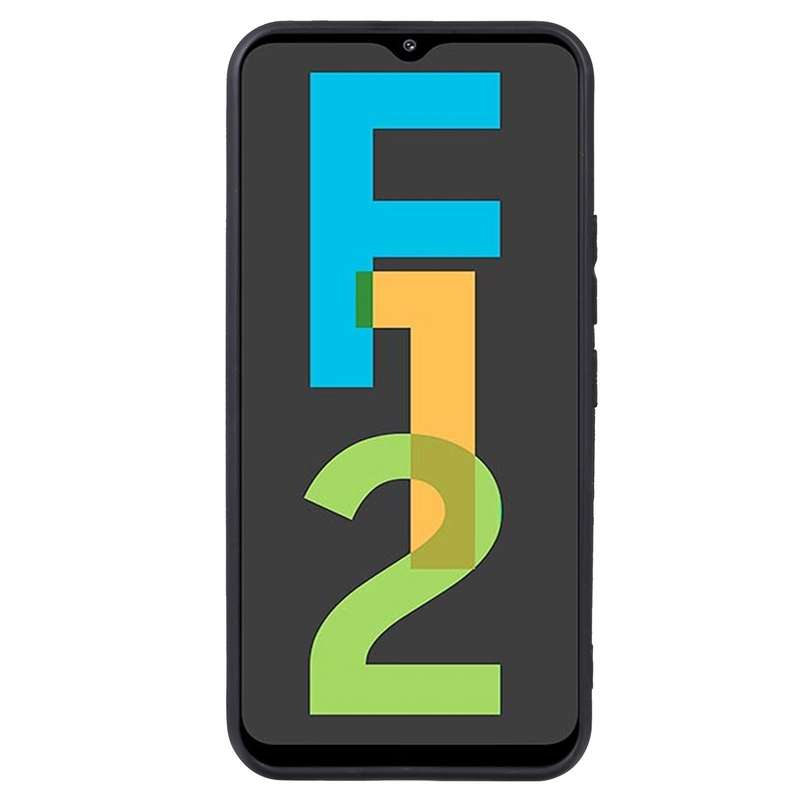 For Samsung Galaxy F12 TPU Phone Case(Black)