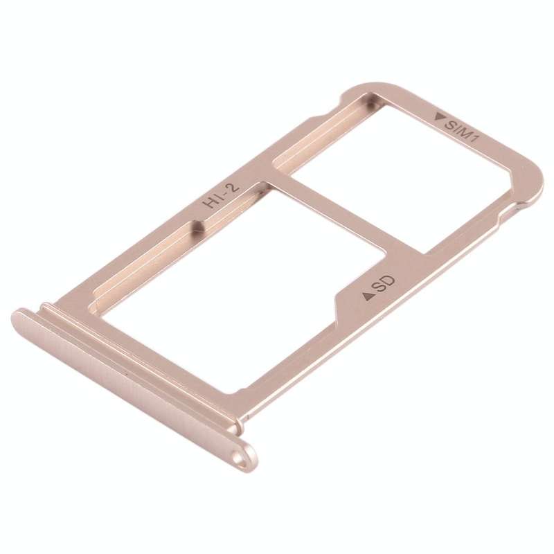 SIM Card Tray + SIM Card Tray / Micro SD Card for Huawei Mate 10 (Gold)