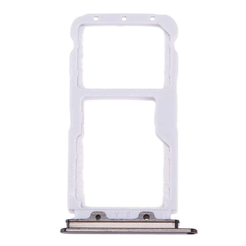 For Huawei nova 2 SIM Card Tray & SIM / Micro SD Card Tray(Black)