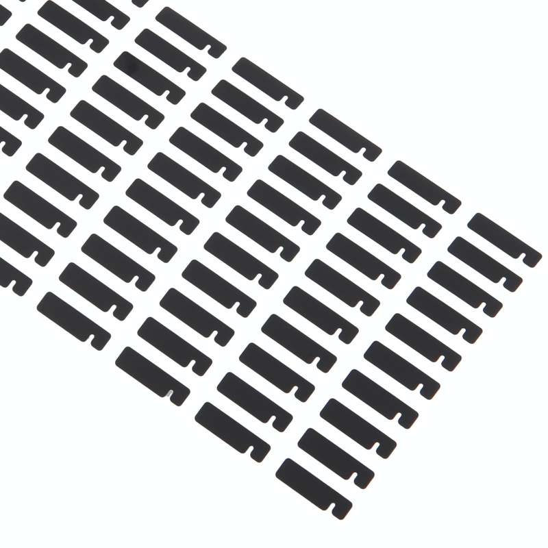 For iPhone 15 Pro Max 100pcs/set LCD Side Black Adhesive Sticker(03)