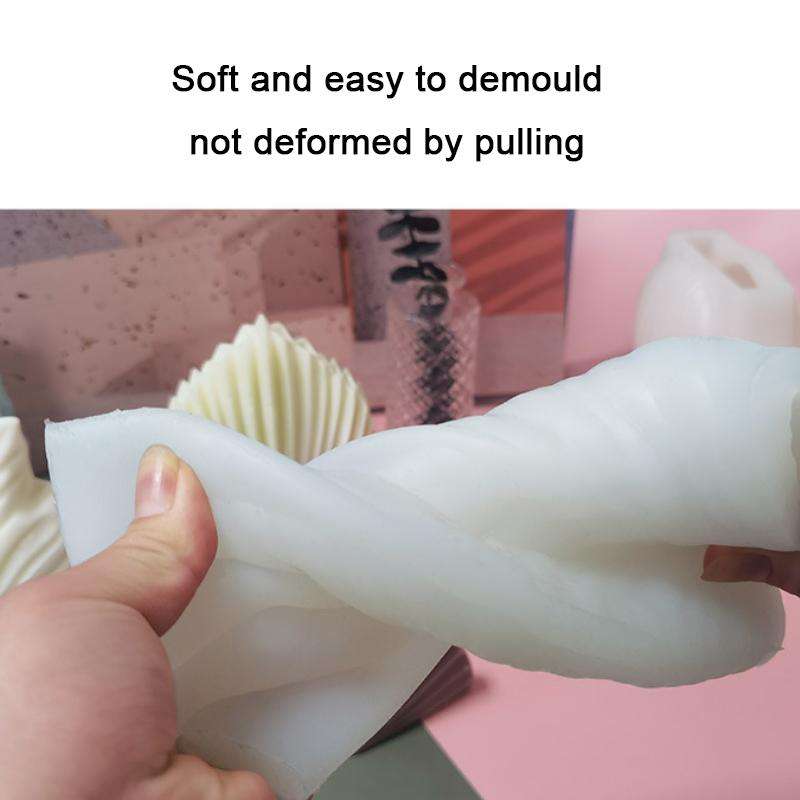 Scallop DIY Scented Candle Silicone Mold, Specification: SX-LZ-306